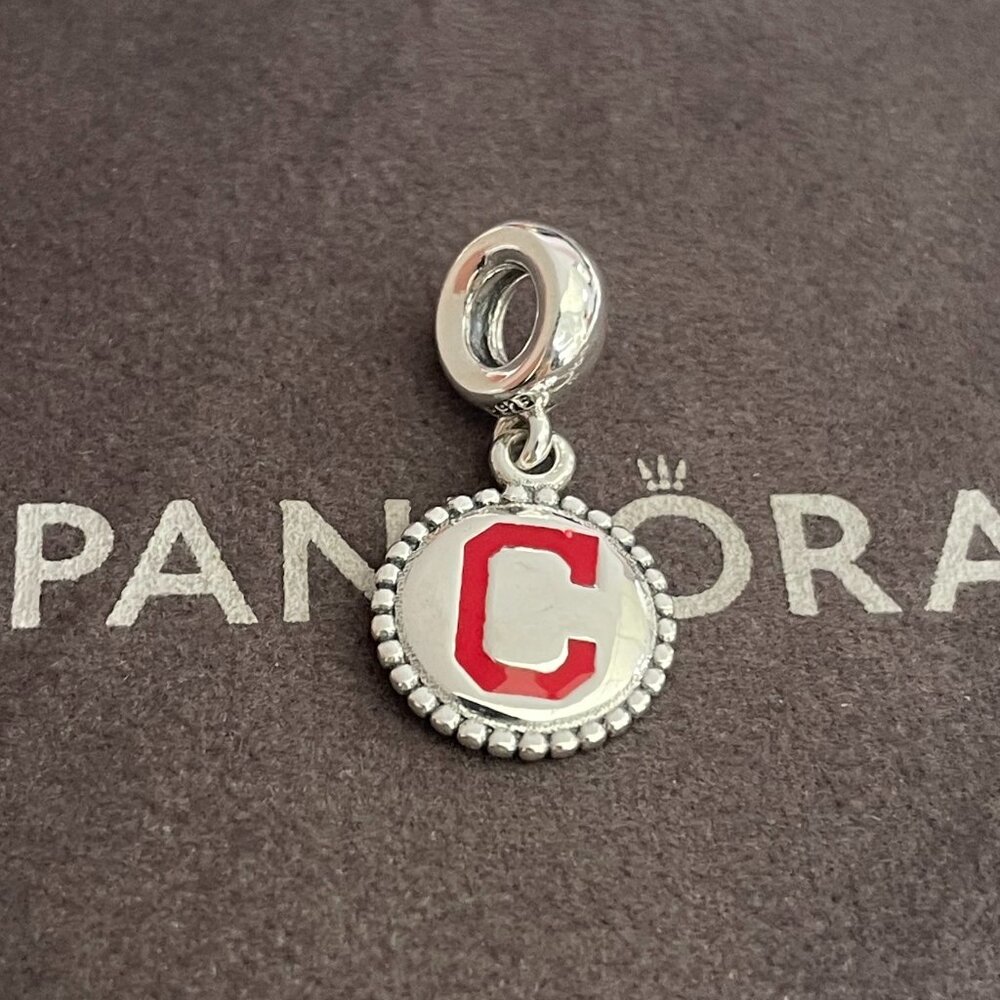 Pandora Cleveland Indians Baseball Charm